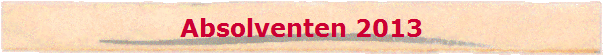 Absolventen 2013
